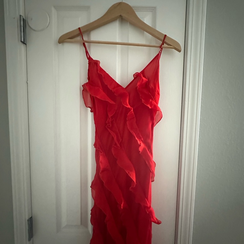 Rat & Boa Cecelia Red Maxi Dress - Size S - Picture 8 of 16